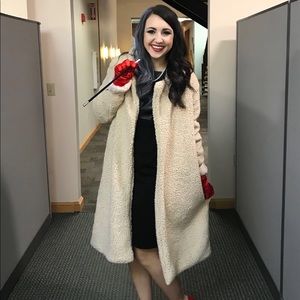 Tan Faux Fur Coat